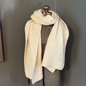 Banana Republic Cream Cashmere Scarf